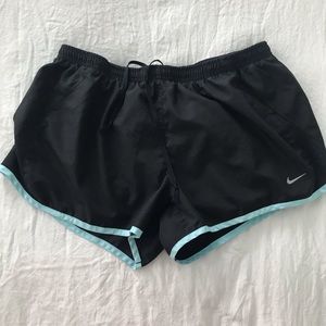 Nike Dri-fit shorts Black and teal